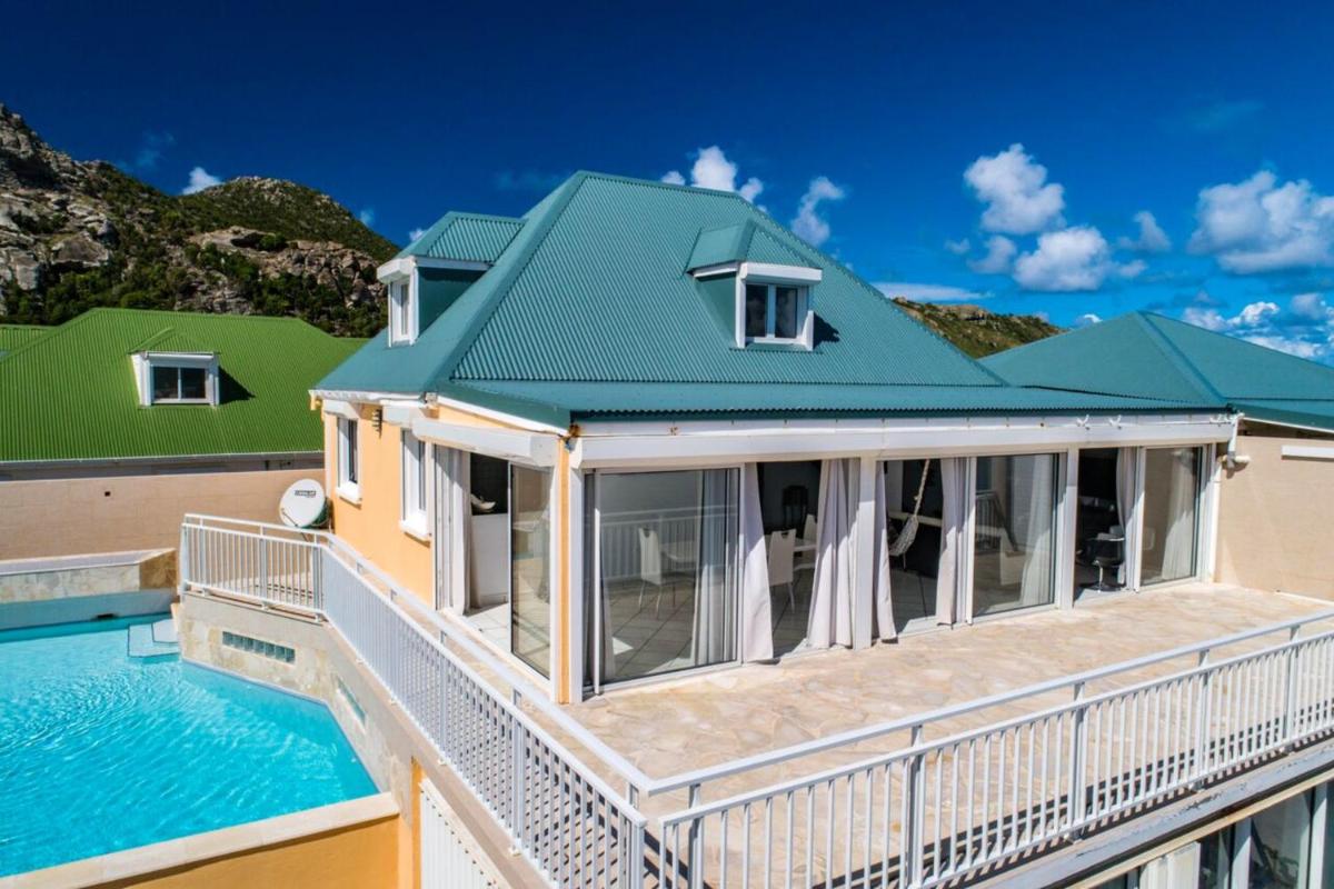 2 bedrooms villa at Saint Barthelemy 500 m away from the beach with sea view private pool and terrace