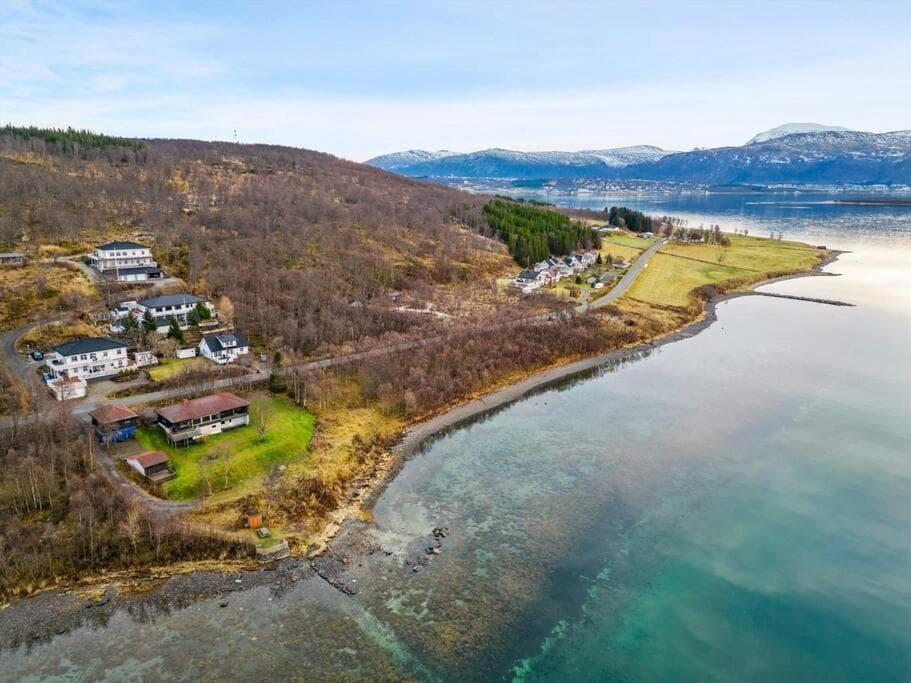 Hus med egen strandlinje