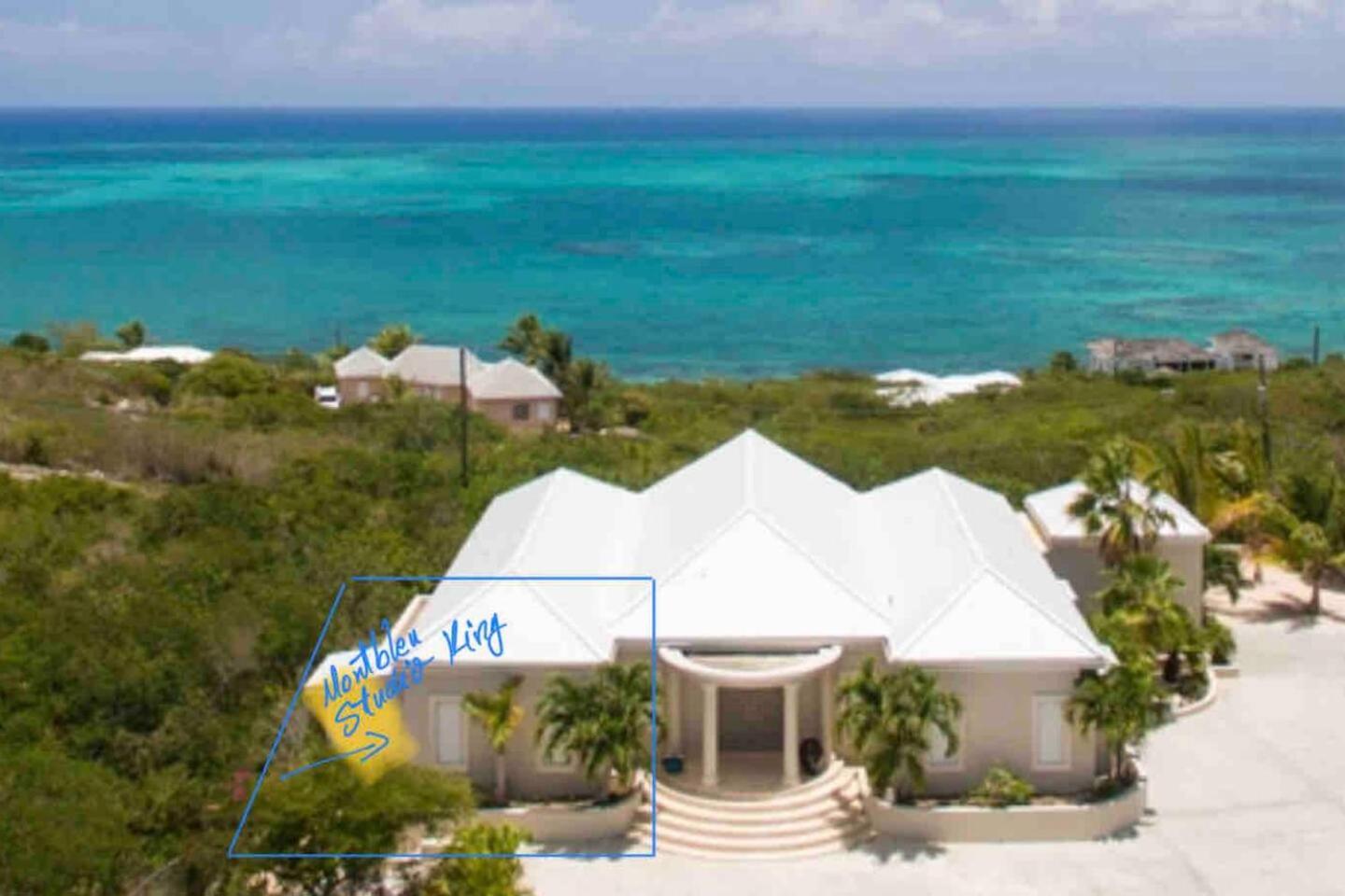 King Bedroom Suite at ParadiseOneVilla Turks and Caicos Islands