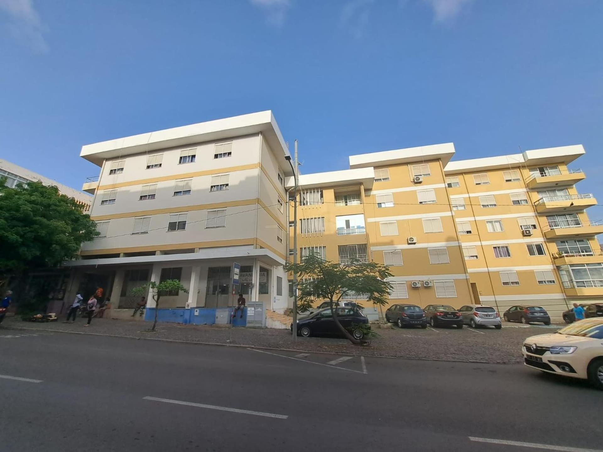 Quarto amplo do apartamento no Palmarejo