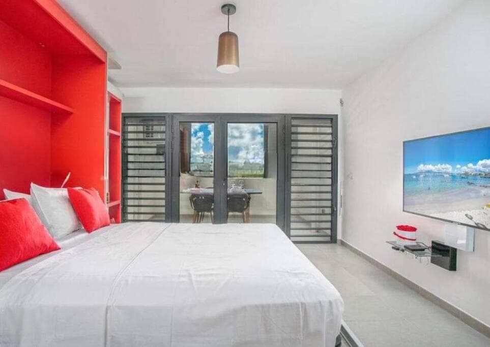 Le Studio Rosa Bay et sa magnifique vue mer à l'Étang Z'Abricot