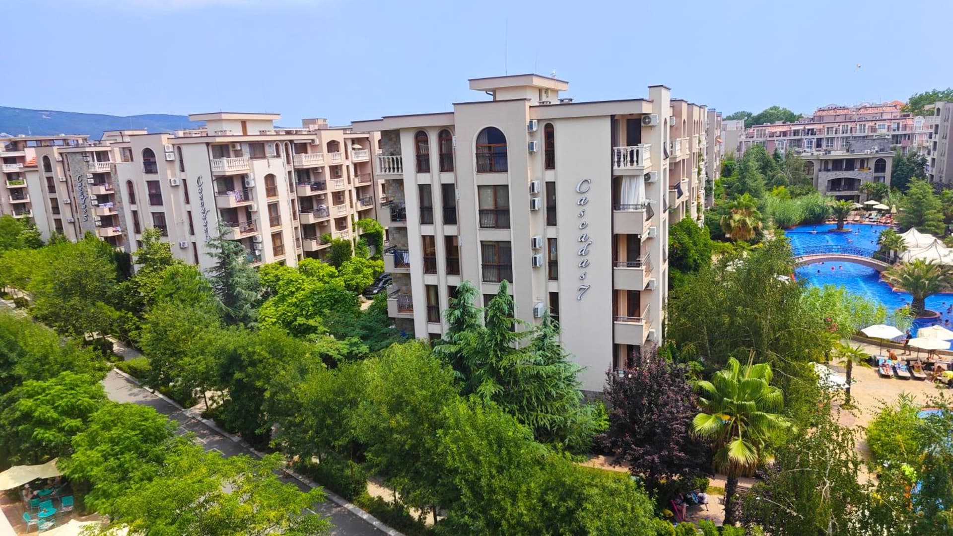 Attractive Family Apartment in Sunny Beach Cascadas Family Resort