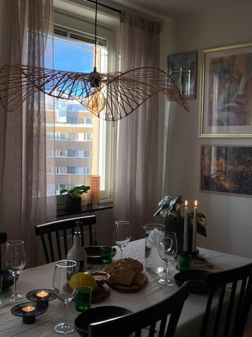 Guestroom in central Malmö