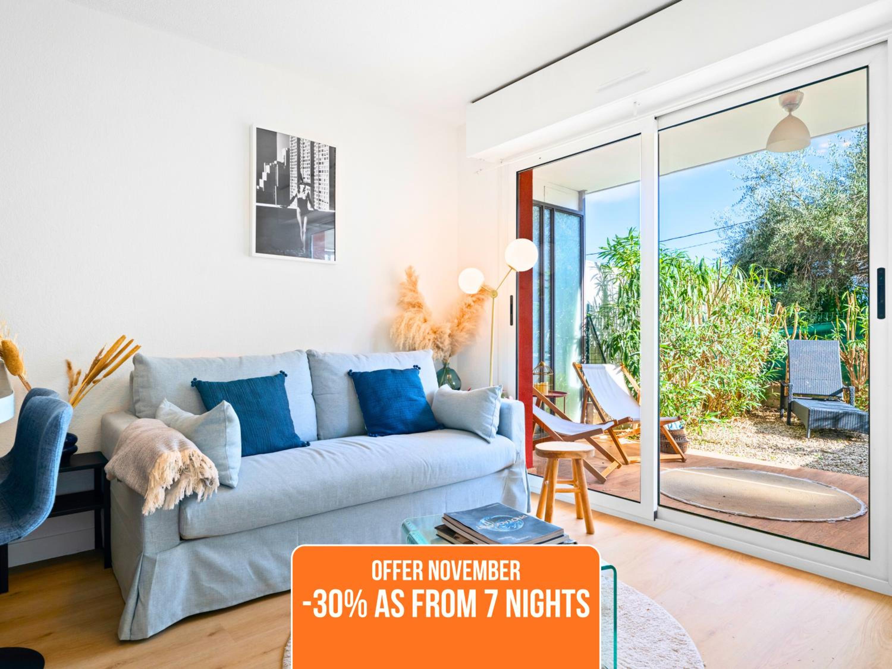 Le Cocon - 5 min to Monaco - Ideal couple or business - Free private parking - Near events - Terrace and balcony - Premium services