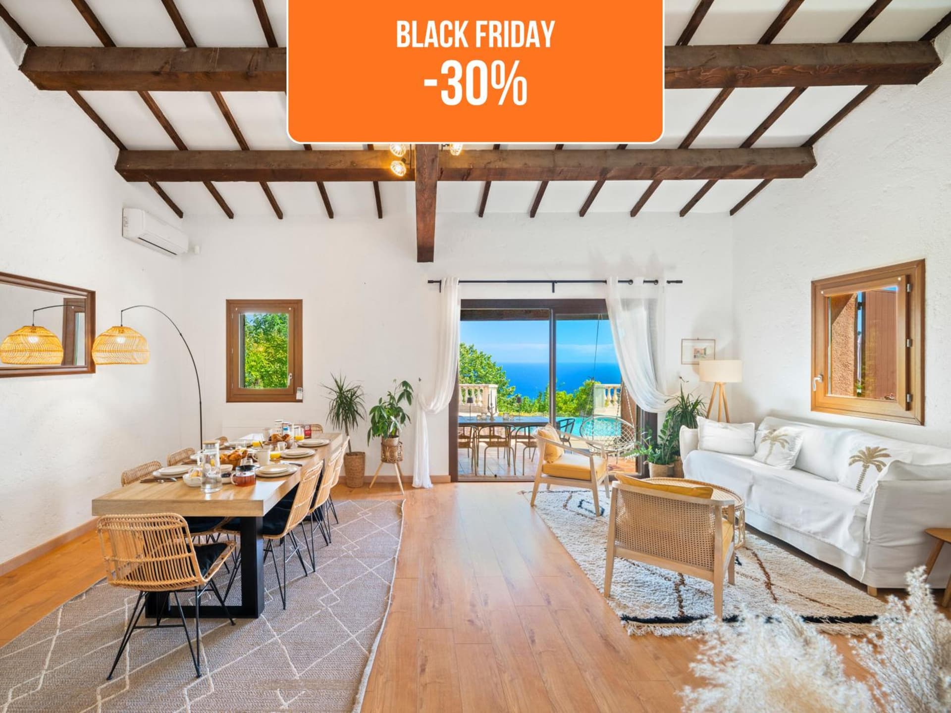VILLA HORIZON - 5min from Monaco - A bird's-eye view of Monaco and Mediterranean - Ideal Groups & Families - Parking - Private Garden - Calm