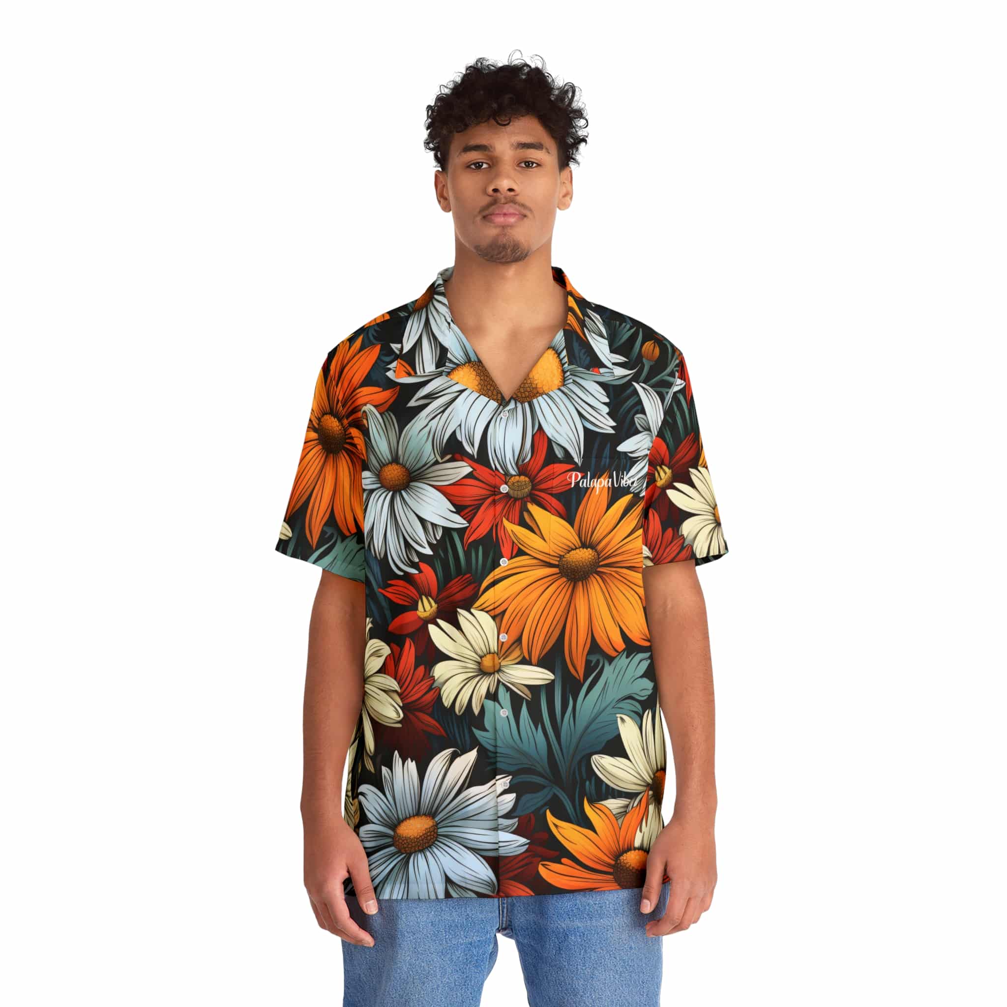 PalapaVibez Sun Flower Hawaiian Shirt
