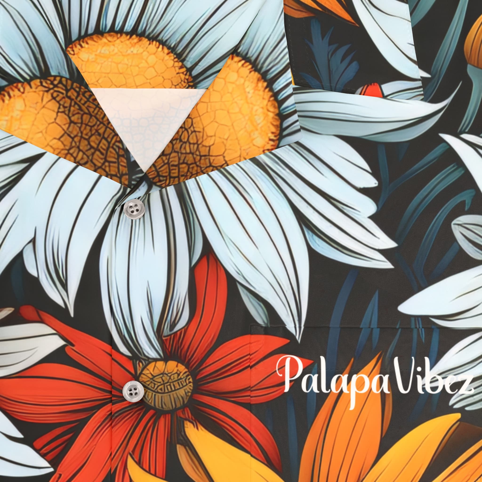 PalapaVibez Sun Flower Hawaiian Shirt
