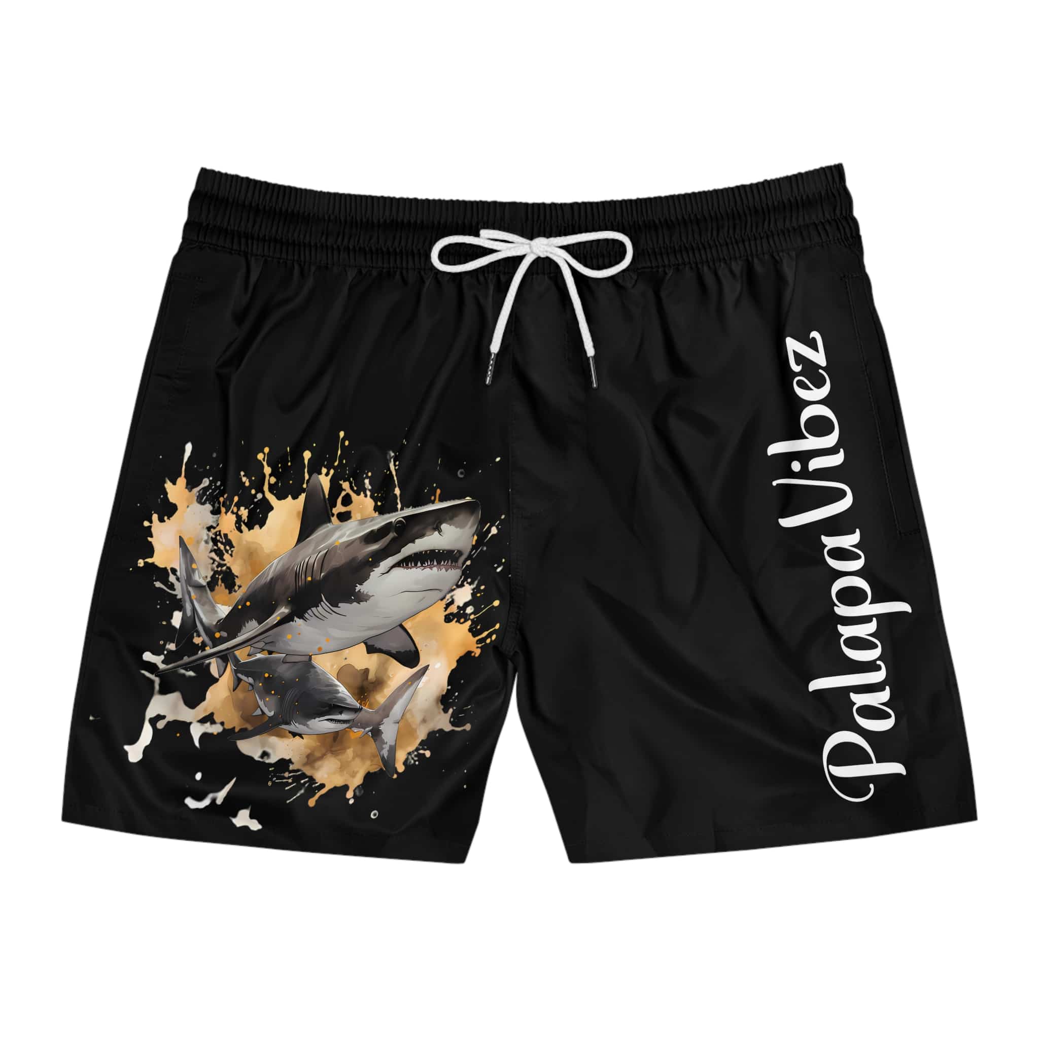 PalapaVibez Shark Swim Shorts