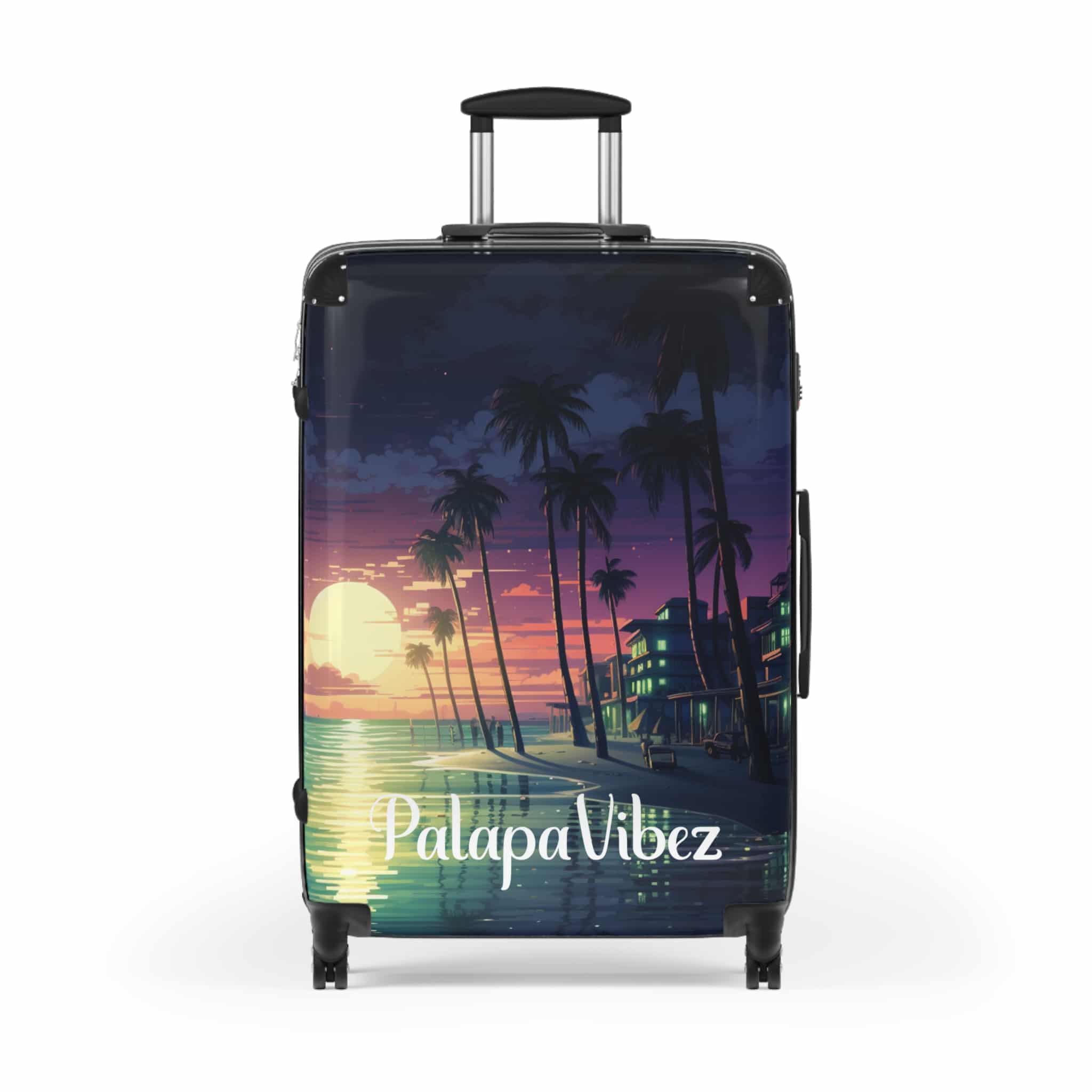 PalapaVibez Pixel Sunset Vibe Suitcase