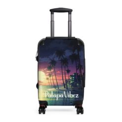 PalapaVibez Pixel Sunset Vibe Suitcase