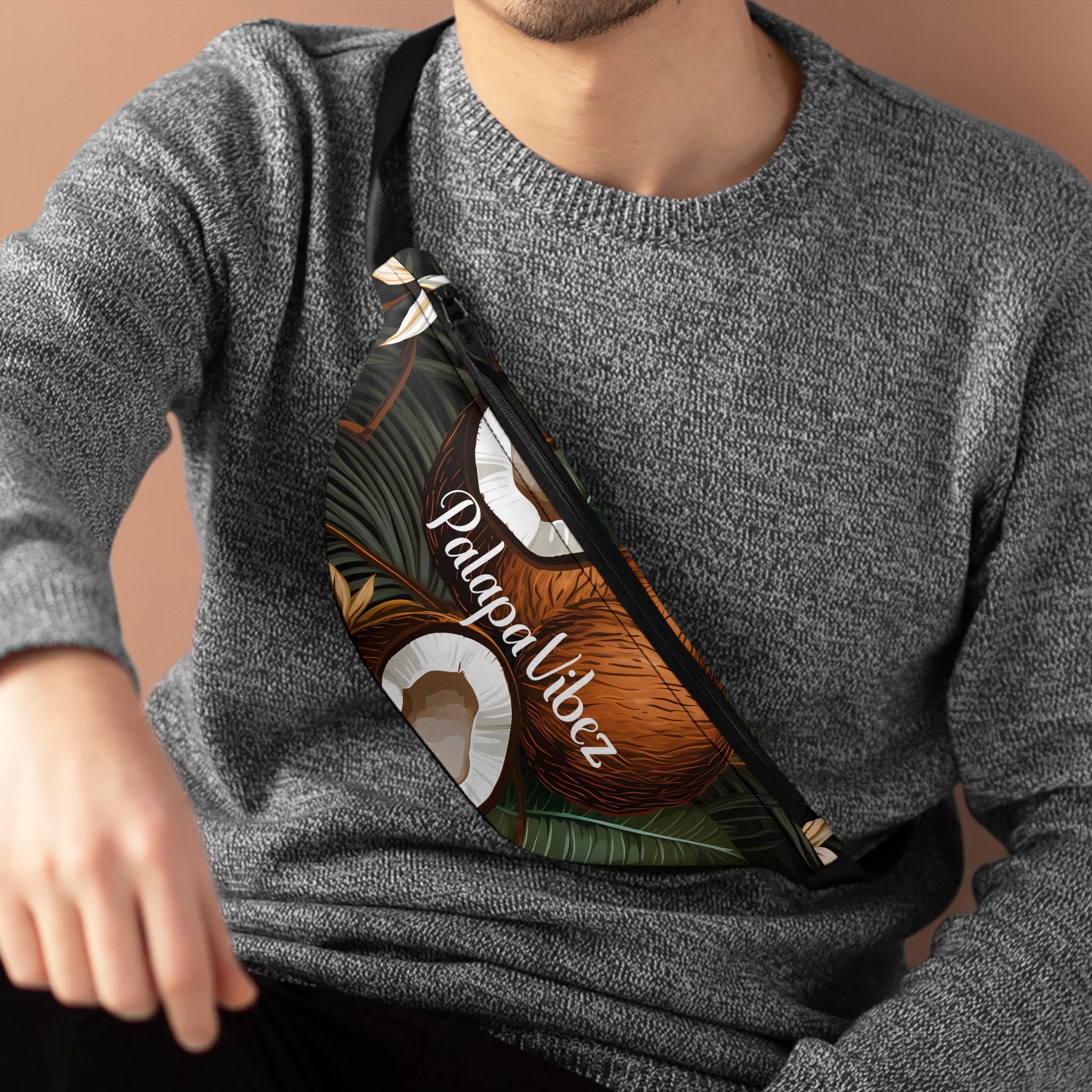 PalapaVibez Coconut Fanny Pack