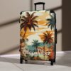 PalapaVibez Brown Palm Tree's Suitcase