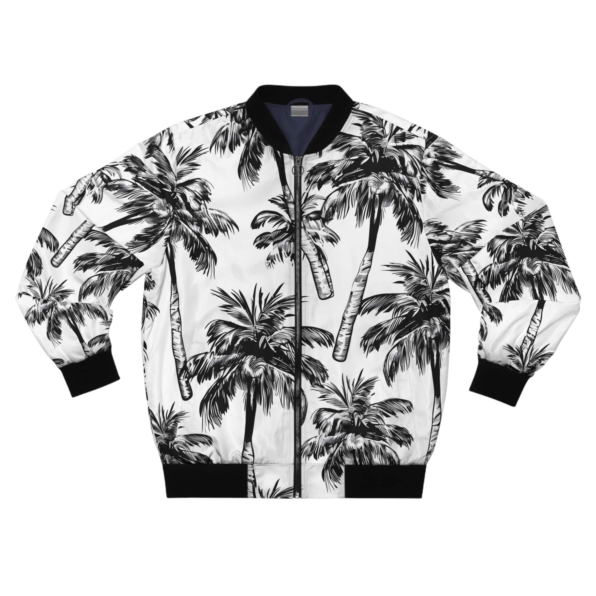 PalapaVibez Monochrome Bomber Jacket