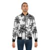 PalapaVibez Monochrome Bomber Jacket