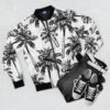 PalapaVibez Monochrome Bomber Jacket