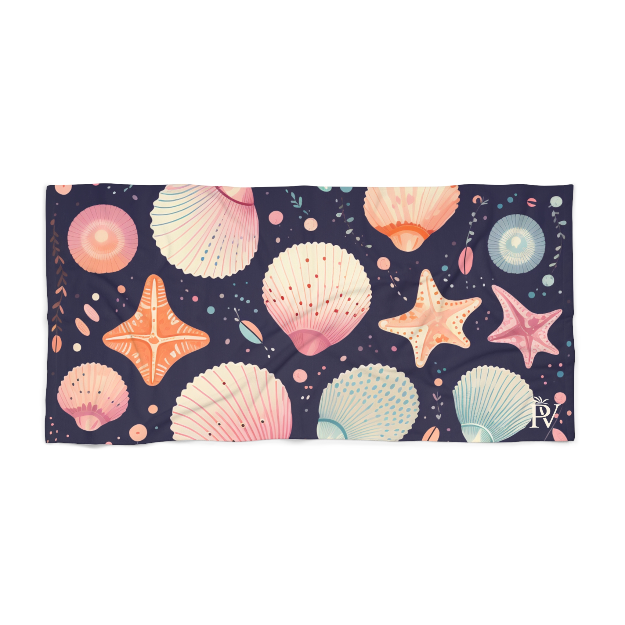 PalapaVibez Seashell Dreams Beach Towel