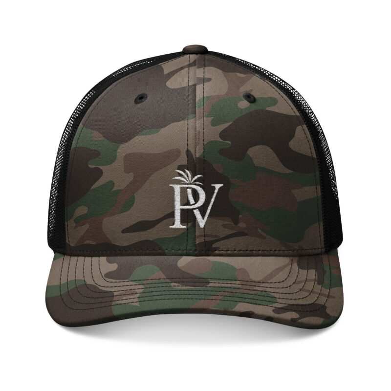 PalapaVibez PV Camouflage Trucker Hat