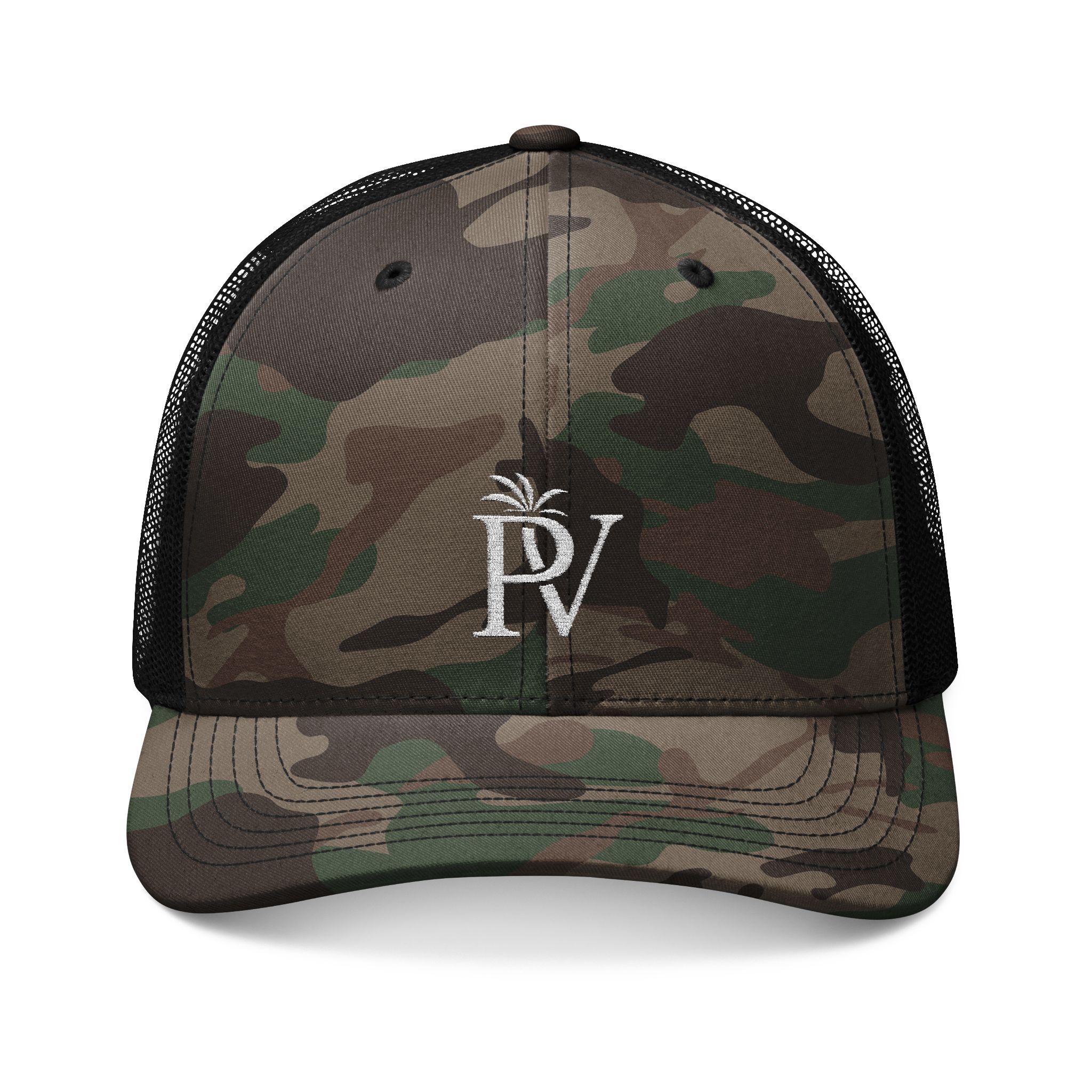 PalapaVibez PV Camouflage Trucker Hat