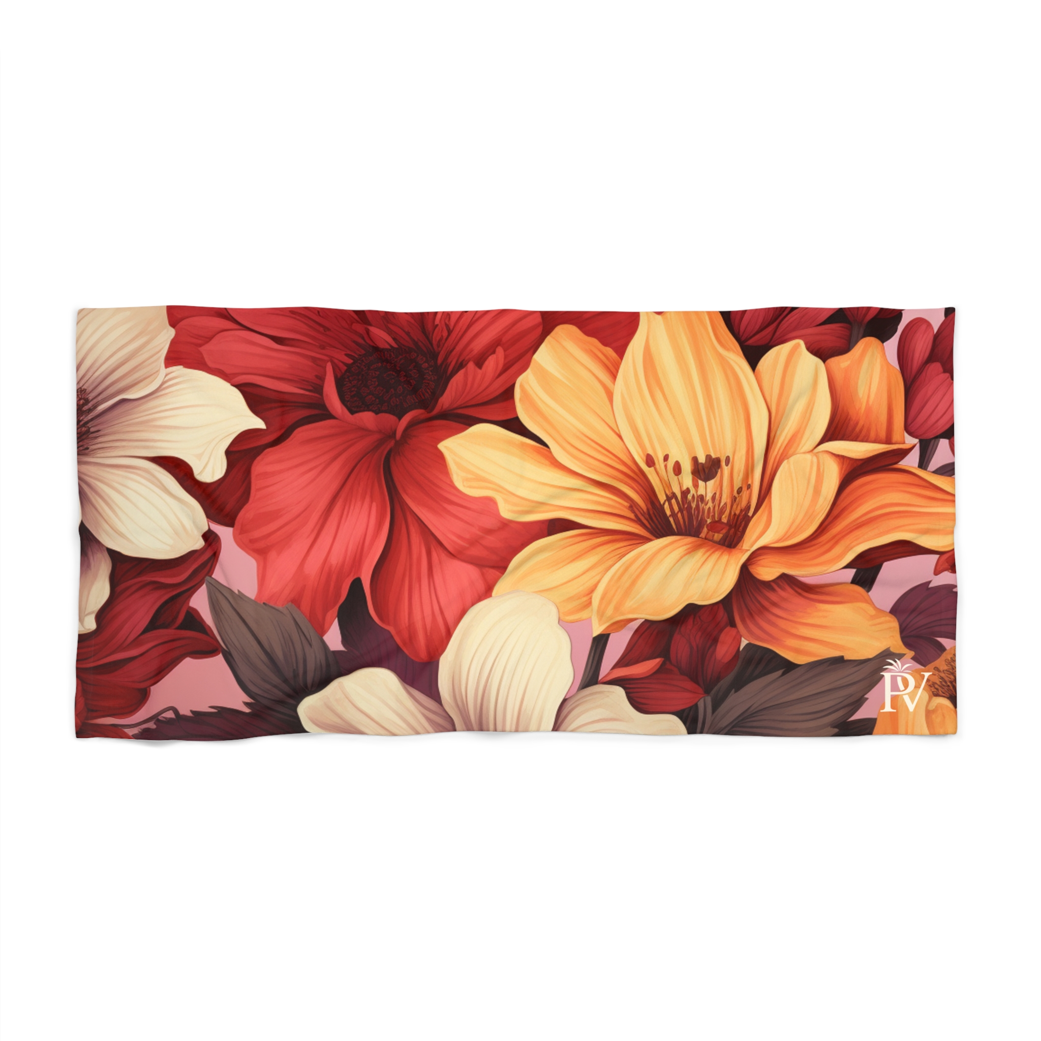 PalapaVibez Floral Flow Beach Towel