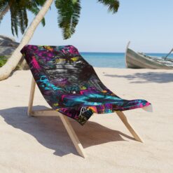 PalapaVibez Graffiti City Beach Towel