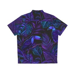 PalapaVibez Violet Toucan Hawaiian Shirt