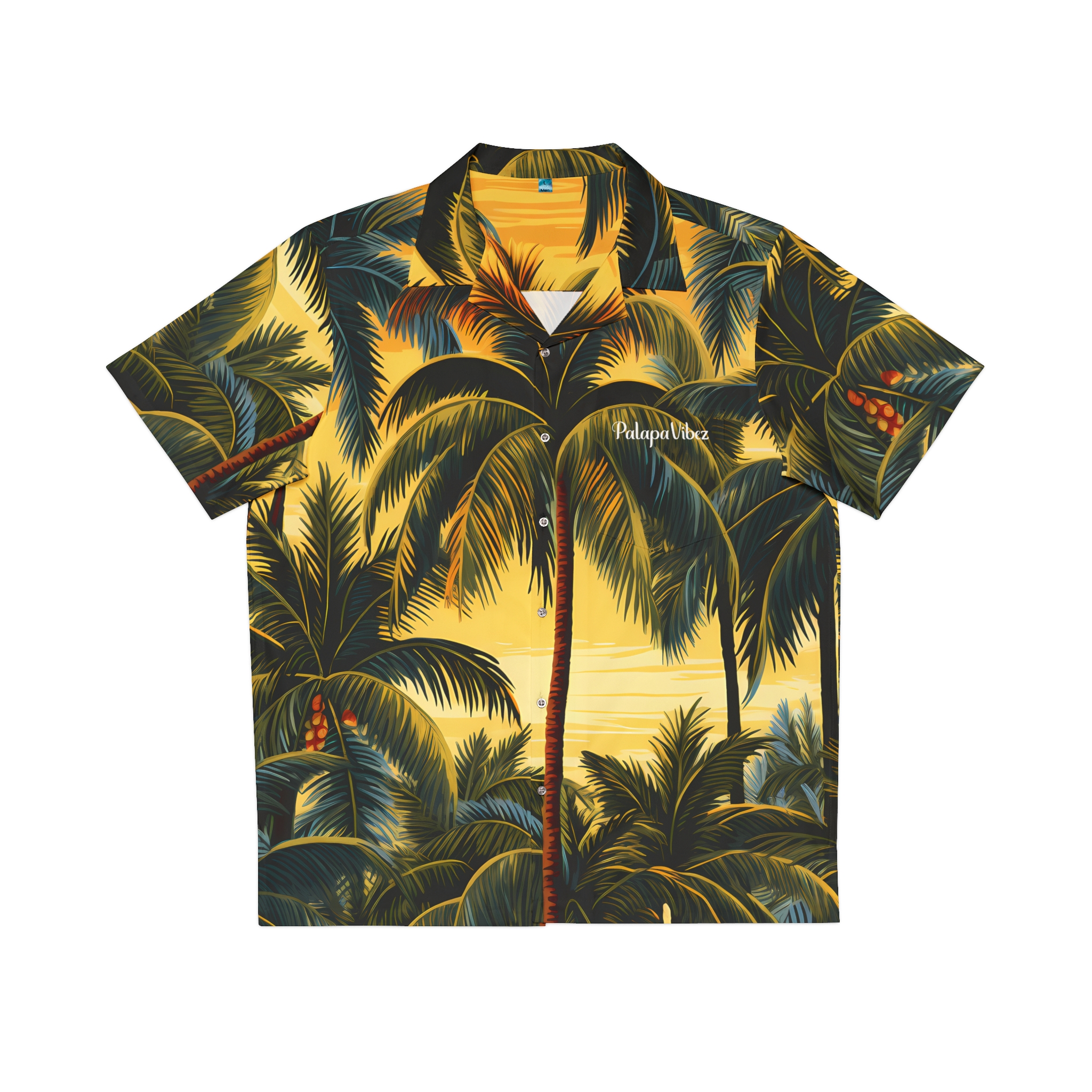 PalapaVibez Golden Escape Hawaiian Shirt