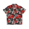 PalapaVibez Red Flower Hawaiian Shirt