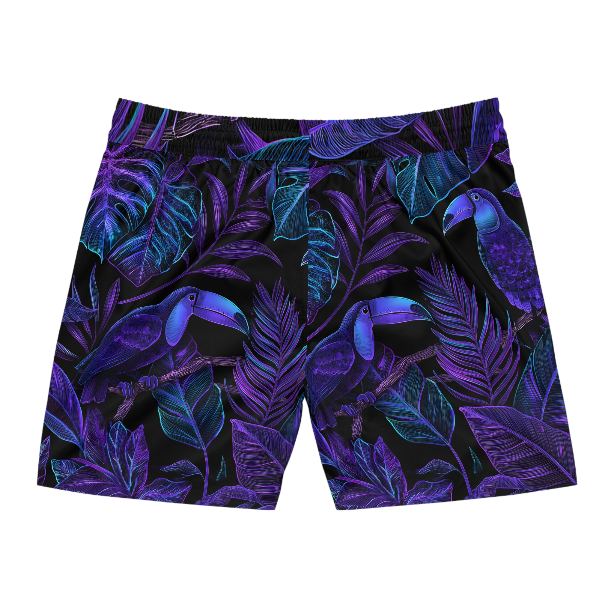 PalapaVibez Violet Toucan Swim Shorts