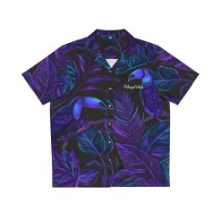 PalapaVibez Violet Toucan Hawaiian Shirt