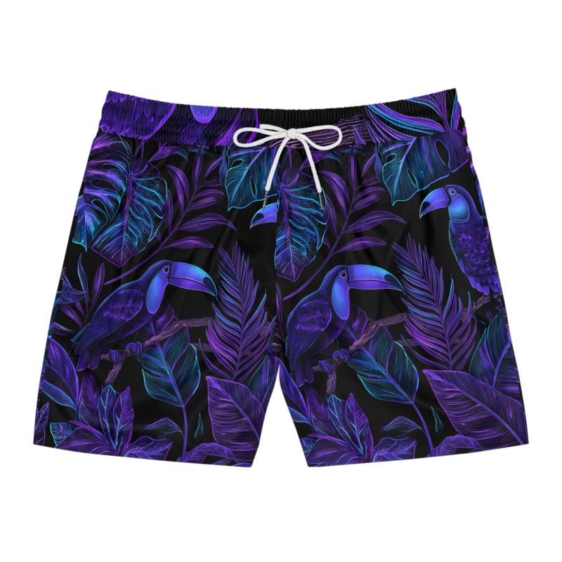 PalapaVibez Violet Toucan Swim Shorts
