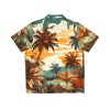 PalapaVibez Brown Palm Trees Hawaiian Shirt