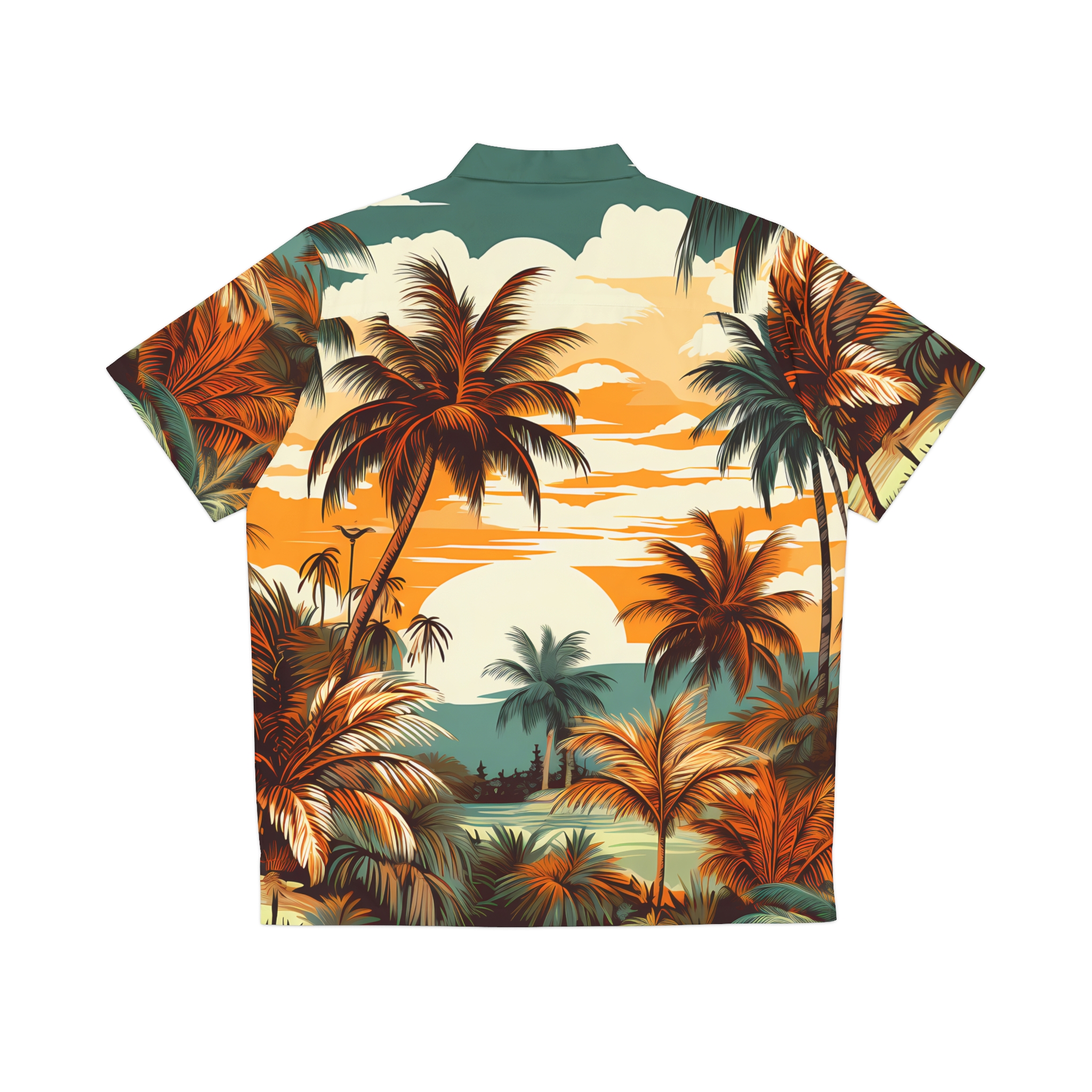 PalapaVibez Brown Palm Trees Hawaiian Shirt