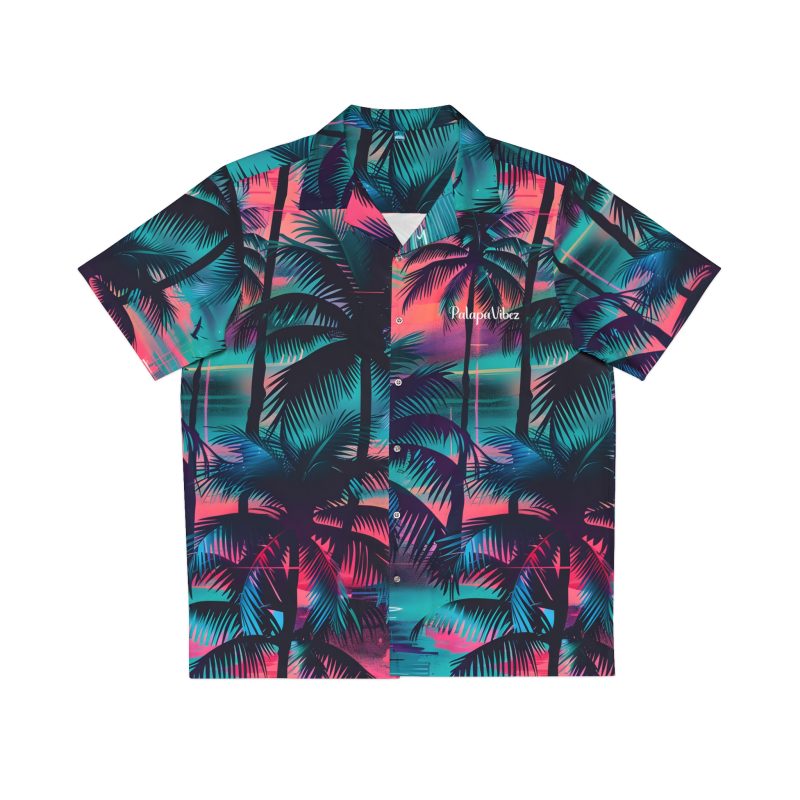 PalapaVibez Palm City Nights Hawaiian Shirt